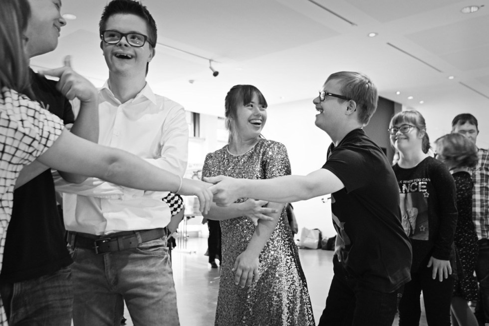 Gute Stimmung im Backstage Bereich bei dem Sous Chefs Tim, Juliana und Jakob